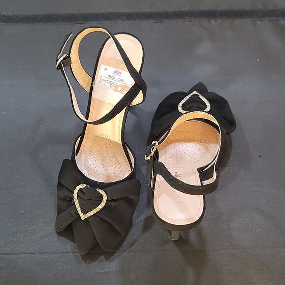 BRAND NEW FOREVER  FLOWER BOWNOT POINTED TOE HIGH HEEL STILETTO SANDAL - Picture 4 of 12